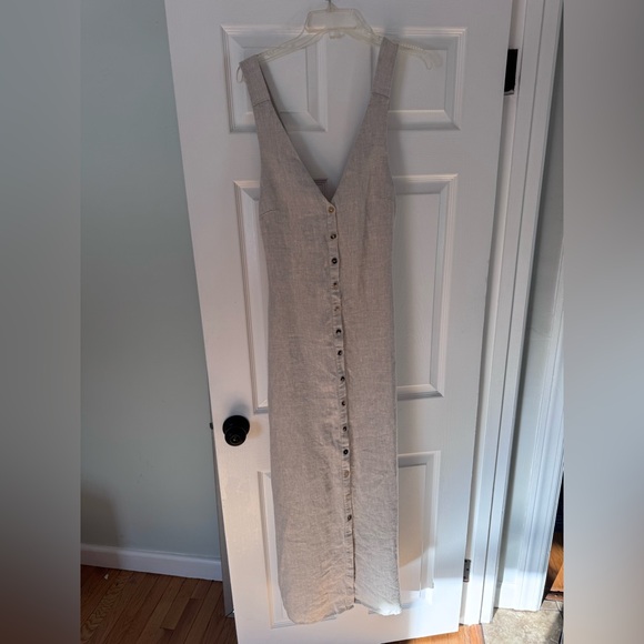 Faherty Big Sur Linen Maxi Dress - Picture 5 of 7